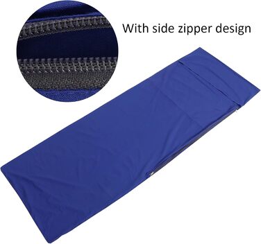 Enforose Sleeping Bag Liner, Travel Sheet, and Adult Sleeping Bag - Portable Outdoor Camping Sleeping Bags for Backpacking, Hotels, and Hostels