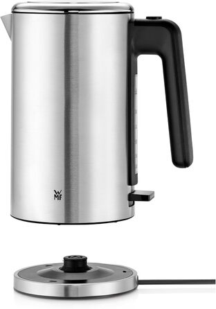 WMF Lono Stainless Steel Kettle 1.6l, Electric Kettle with Scale Filter, 2400 W, Illuminated Water Level Indicator, Matte Stainless Steel