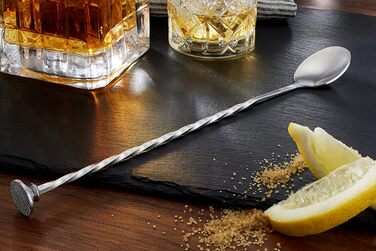 BarVin Ложка для коктейлів та барів (нержавіюча сталь)