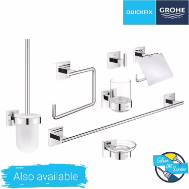 Мильниця GROHE Start Cube хромована, прихований монтаж, довговічна, 41107000
