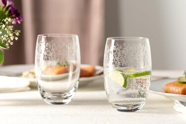 LEONARDO HOME CHATEAU Drinking Glasses, Glass, Clear, 6 Pieces (1 Pack), 6