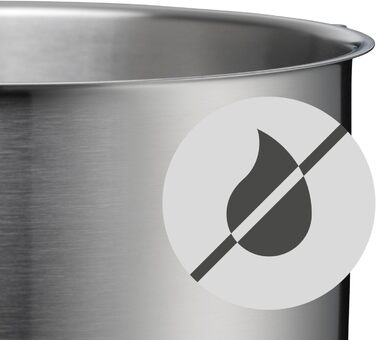 Каструля WMF Ultimate Cool 16 см без кришки, 1,4 л, Cromargan® нержавіюча сталь, без покриття, для індукційних плит, з внутрішньою міткою об'єму, придатна для миття в посудомийній машині