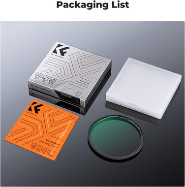 Фільтр UV K&F Concept 77mm для об'єктивів: захист від пилу, бруду та подряпин (магнітний)