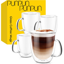 Набір склянок для еспресо та кави (2 шт), подвійні стінки, ізольовані, 250 мл