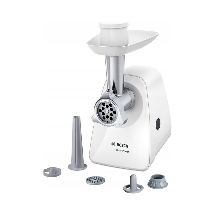 М'ясорубка Bosch MFW2520W, біла, 350 Вт
