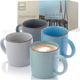 розмір: набір з 4 чашок для кави