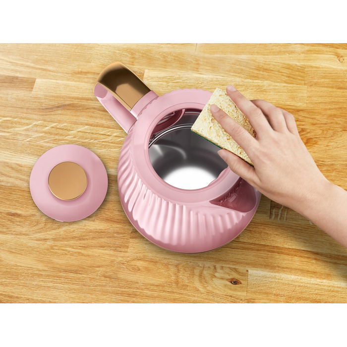 Бездротовий електрочайник TEFAL Loft KO2517, 2400 Вт, рожевий