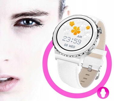 Смарт-годинник Smart-Trend GT, білий з золотом