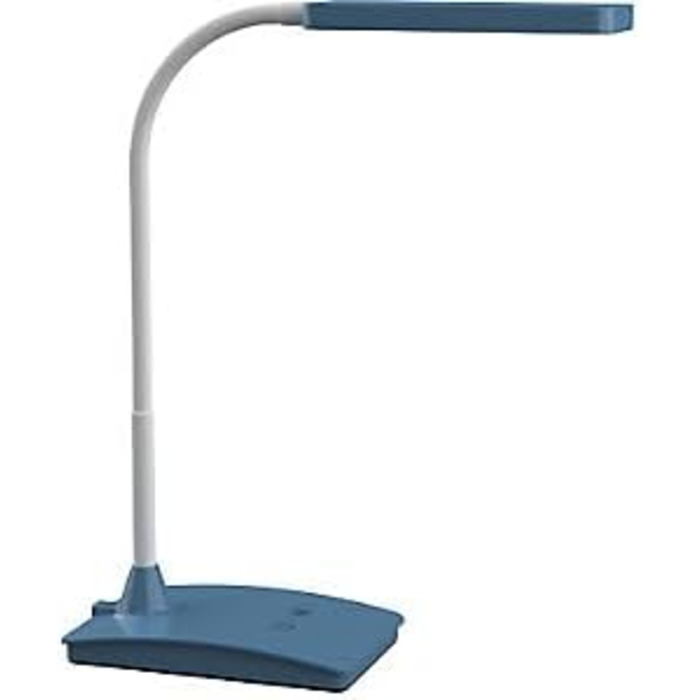 Стійлова лампа MAULpearly colour vario, LED, регулювання яскравості – потужне освітлення робочого місця, 3000-6500K, atlantic blue, 22W