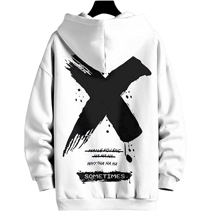 Худі Moshtashio для чоловіків: базова модель з капюшоном, світшот з довгим рукавом, унісекс, білий, розмір XL