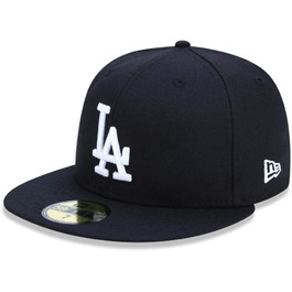 Кепка New Era MLB Basic LA Dodgers 59Fifty Fitted чорна/біла (60-61)