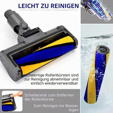 Фільтр HEPA для пилососа Dyson V12 Detect Slim (971517-01) - 3 фільтри + щітка