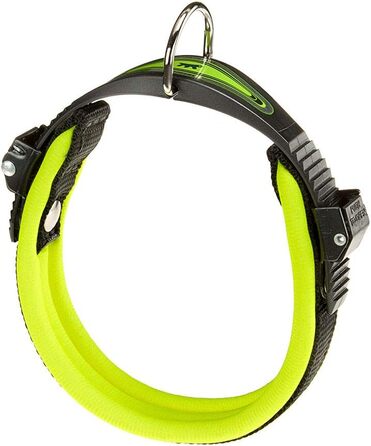 Нашийник для собак Ferplast ERGOFLUO C15/42 з підкладкою та мікрорегулюванням, зелений