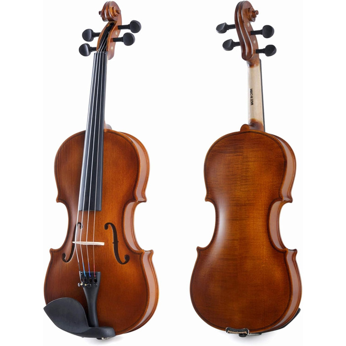 Скрипка Aileen Geige Kinder 4/4 для дітей та початківців, набір для дорослих з запатентованими наклейками на гриф