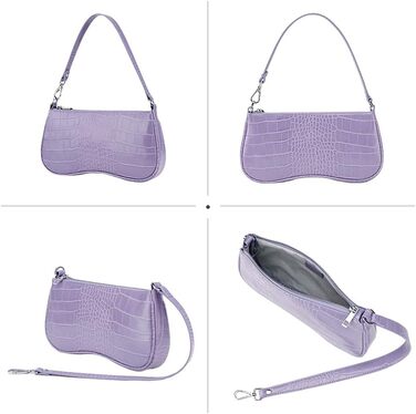 Сумка жіноча JW PEI Eva через плече світло-фіолетова - оригінальна та стильна