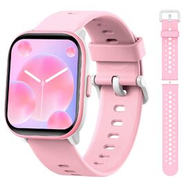 Дитячий розумний годинник для дівчаток та хлопчиків, 1.5' фітнес-трекер з 19 спортивними режимами, моніторингом сну, серцевого ритму, крокомером, IP68 водонепроникний, подарунок для дітей 6-15 років, рожевий