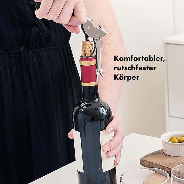 Ніж-відкривачка Kellner OXO з подвійним важелем, сталевий, професійний