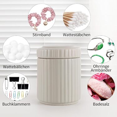 Набір для ванної кімнати NOVAJOY, кераміка, 5 предметів: мильниця, дозатор мила, тримач для зубних щіток, контейнер для ватних паличок, декор для ванної кімнати преміум-якість (абрикосовий сірий)