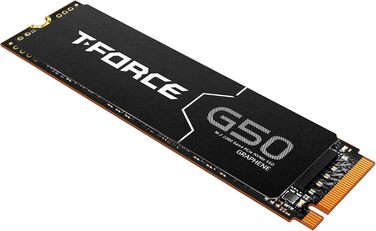 TEAMGROUP T-Force G50 2TB NVMe SSD PCIe Gen4x4 з 3D TLC NAND, SLC-кешуванням та графеним охолодженням для геймінгу (5000/4500 MB/s)
