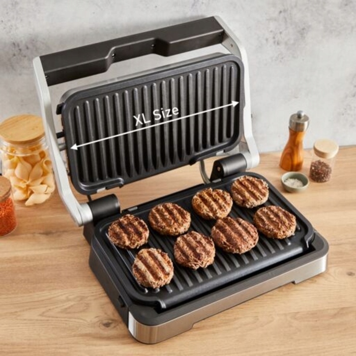 Електричний контактний гриль Tefal OptiGrill XL, розкладний, 2200 Вт