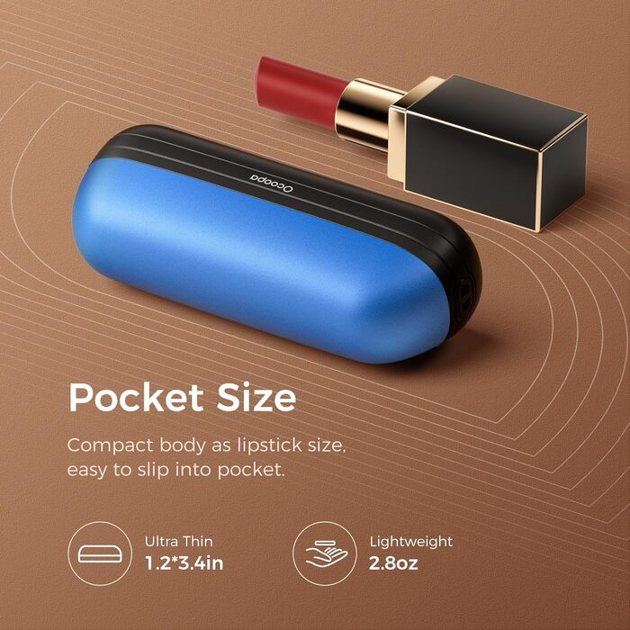 OCOOPA Грілки для рук 5200mAh, 2 шт. - Магнітні, Електричні, Перезаряджувані. Ідеально для кемпінгу та подарунків