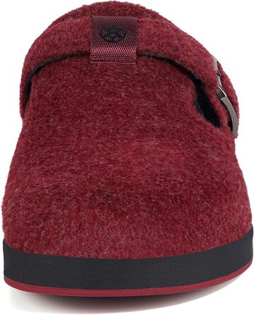 Тапочки халатні з фетру Gaatpot, зимові, теплі, для дому, чоловічі/жіночі, розмір 36-46 (43 EU), червоний A