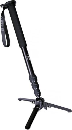 Монопод JUSINO з алюмінію з від'ємним кріпленням/міні-штатив до 153 см, вантажопідйомність 6 кг, VM-254