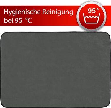М'яка підстилка для собак Normani - килимок для тварин з екологічного матеріалу, 40x50 см, 60x80 см, 70x100 см (Антрацит)