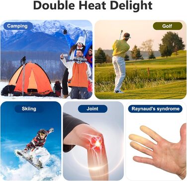 Електричний грілка для рук Wiederverwendbar 2 шт. 5000mAh USB Powerbank, 2A, нагрів 4-7 годин, для дітей, жінок, чоловіків, чорний, круглий