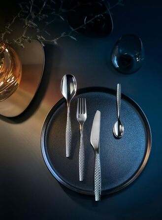 WMF Stainless Steel Cutlery Set, 6 Persons, 30-Piece Dinner Cutlery Set, Monoblock Knives, Cromargan protect polished, scratch-resistant, dishwasher-safe