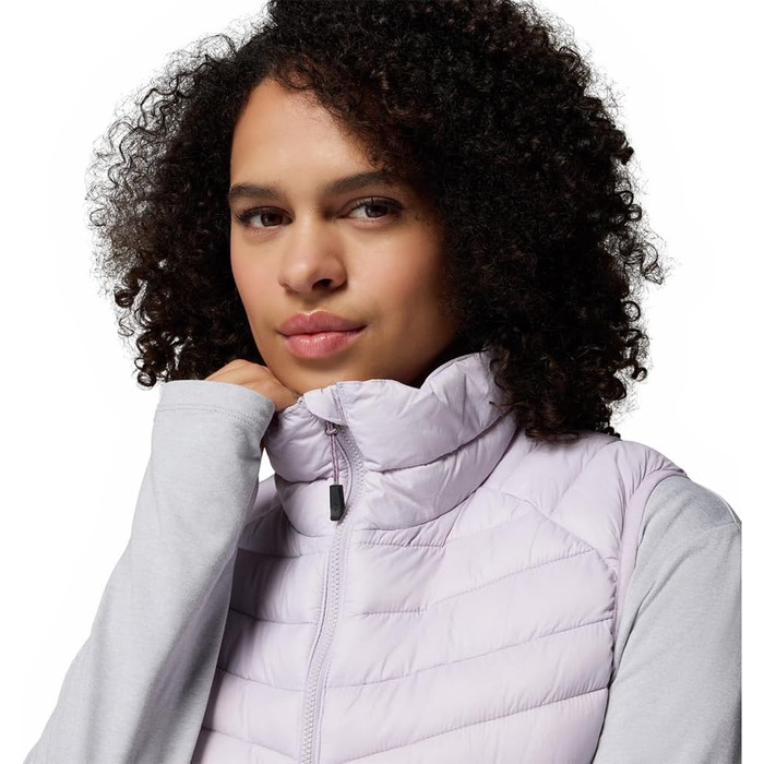Жіночий жилет Columbia Powder Pass 3 Hybrid з пуховим наповнювачем, Bodywarmer (XL, Перламуровий лавандовий)