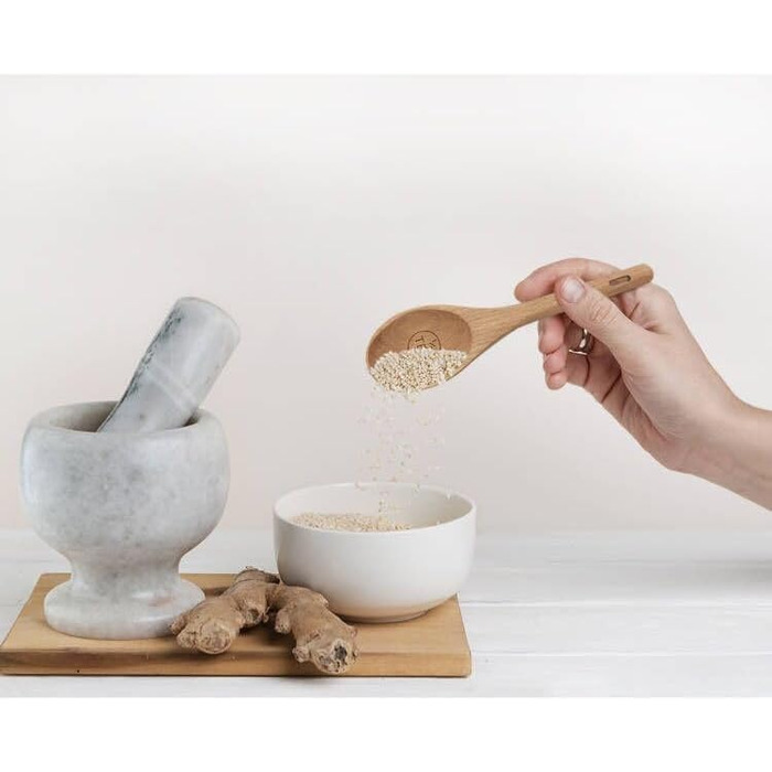 Набір мірних ложок та чашок з дерева, 10 шт. для випічки та приготування їжі, бук, ручна робота