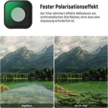 Набір фільтрів ND NEEWER (4 шт.) + лінза збільшення 15x для GoPro Hero 13/12/11/10/9, ND8/ND16/ND32/CPL, аксесуари для макрозйомки