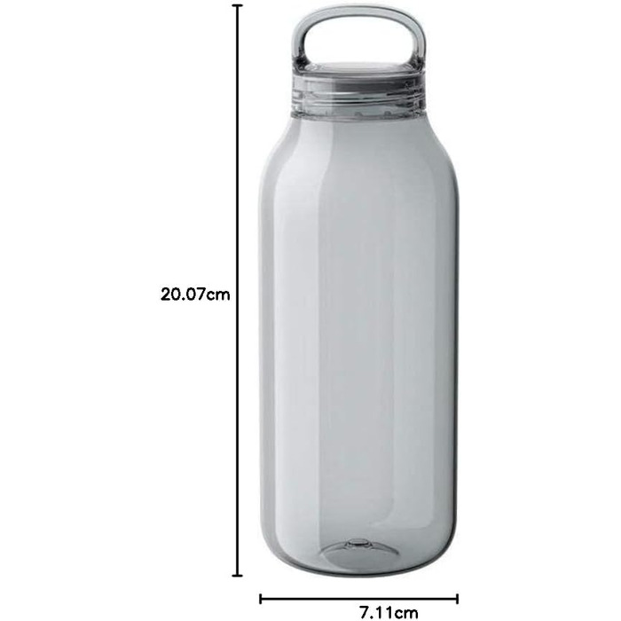 KINTO Water Bottle (Smoke, 500 ml)