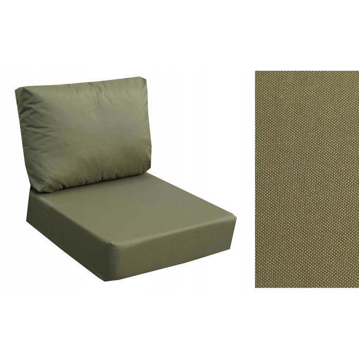 Подушка 65 x 60 x 10 см, сіра