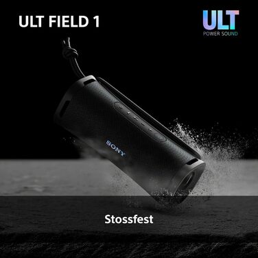 Sony ULT Field 1 - Портативна Bluetooth колонка з глибоким басом, IP67 (водонепроникна, пилозахищена), 12 год роботи, білий