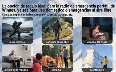 Радіостанція на сонячній енергії з живленням від ручки 20000 mAh з SOS-сигналом, FM/AM, ліхтарик, компас, для кемпінгу та надзвичайних ситуацій (зелене)