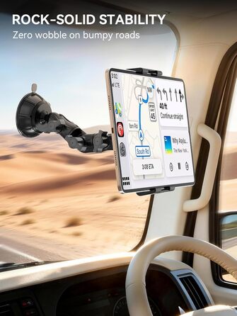 Автотримач для планшету OHLPRO: універсальний, 360° обертання, для iPad, Samsung Tab, Huawei (6-11