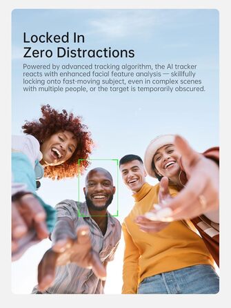 Стабілізатор Hohem iSteady V3 Ultra для смартфона: AI-трекінг, жести, пульт, екран, штатив, для зйомки Vlog та TikTok