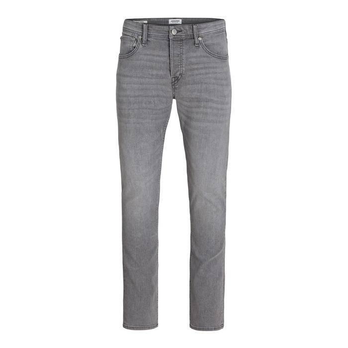 Джинси чоловічі JACK & JONES JJIMIKE Original Tapered Fit сірі (36W/32L)