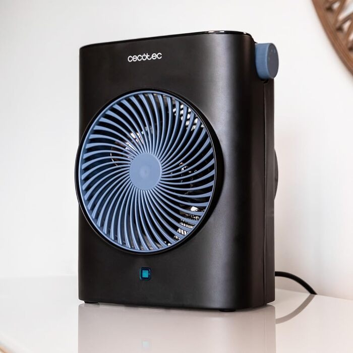 Теплова гармата Cecotec ReadyWarm 2070 Max Force, 2000 Вт, 3 режими роботи (охолодження/тепло/жар), вертикальна, чорна