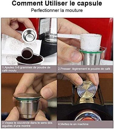 Багаторазова кавова капсула Cikonielf з кавовим фільтром для кавоварок Nespresso