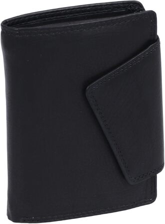 LEAS Ladies' Exchange in portrait format with RFID protection, genuine leather, black Ladies' Collection