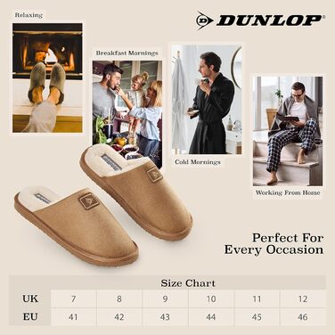 Чоловічі халапи Дуплон з антиковзкою підошвою та плюшевою підкладкою, 42 EU