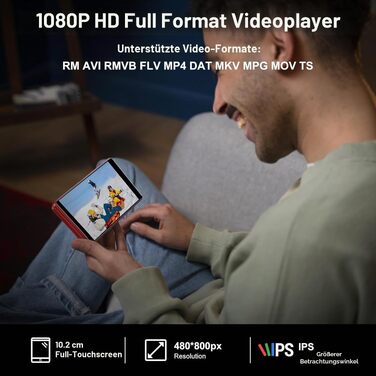 MP3 плеєр SWOFY з Bluetooth та WiFi, 4.0