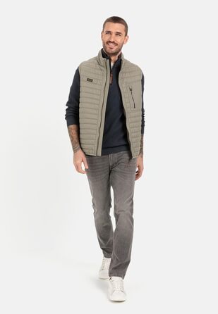 Camel Active Жилет чоловічий легкий степний з переробленого поліаміду (62, Хакі)