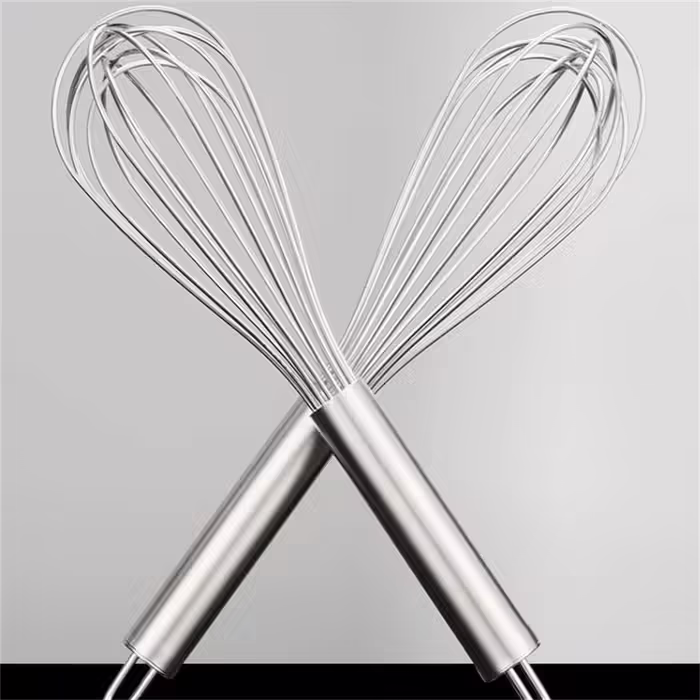 ZHANGXIAO Wire Whisk, Stainless Steel Used for Stirring Kitchen Baking Tools Balloon Whisk (Size: 37×8.5cm)