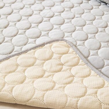 Охолоджуване ліжко для собак на диван, вологостійке, миється, з неслизьким дном, для дому, авто (Кофе, M(70*70см))