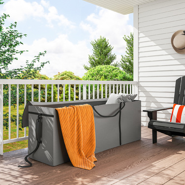 Чохол для зберігання садових подушок та аксесуарів Outsunny (Aosom), 200x60x75 см, сірий