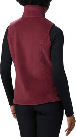 Жіночий жилет Columbia Benton Springs Plus Size з флісу (XL Petite, Бордовий)